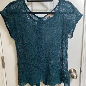 3/$15💥Green Lace Top